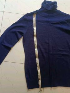 Navy Turtleneck Sweater