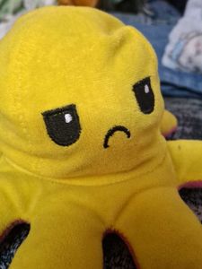 Reversible Octopus Plush Toy