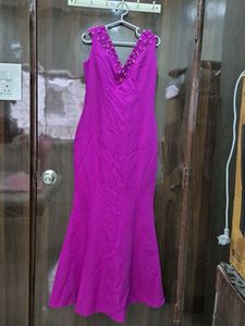 Elegant Purple Maxi Dress