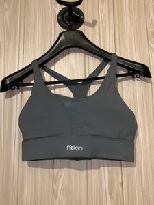 Fitkin Sports Bra Padded Sea Green Size M/ 32B