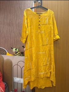 “Rangmanch” Stylish Mustard Kurti