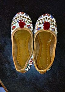 Embellished Jutti Style Flats for kids