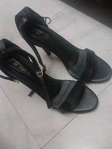 Black Heeled Sandals