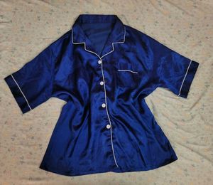 Satin Pajama Top
