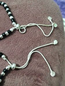Cute Black &amp; Silver Beaded Bracelets