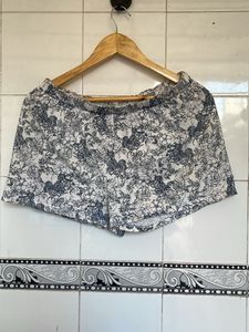 Floral Print Pajama Shorts