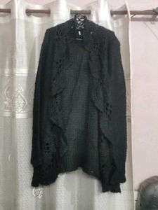 Black Knit Cardigan
