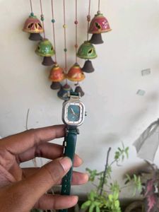 Stylish Teal Dial Watch