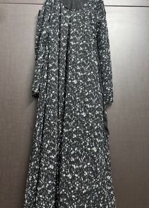 Chic Black Floral Maxi Dress