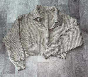 Cozy Knit Collared Sweater