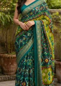 NEW GREEN SAREE