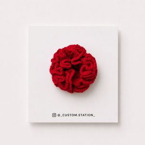 Handmade Crochet Scrunchies  ( one piece )