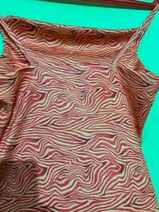 Sparkly Orange Mini Dress
