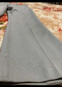 Grey Wide-Leg Trousers