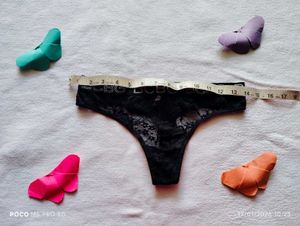 BCBG Black Thong