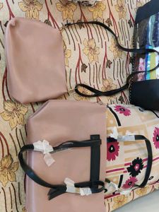 Blush Pink Crossbody Bag Set