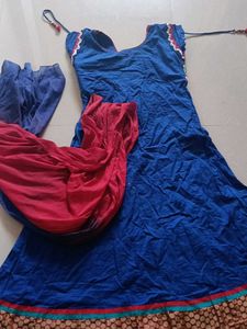 Embroidered Blue Kurta