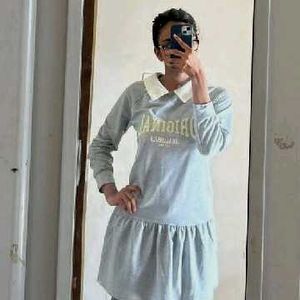 Grey 'Original' Graphic Dress