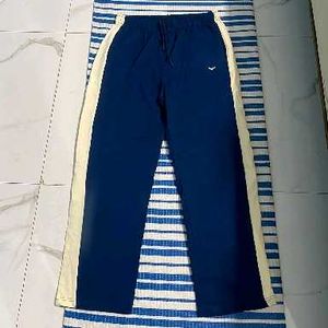 Men's Blue &amp; Cream Track Pants