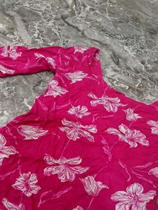 Pink new short kurti
