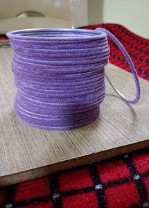 28 Piece Lavender Colour Bangle Set