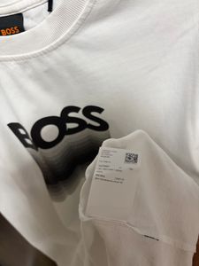 BOSS White Graphic T-Shirt
