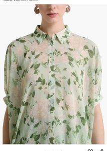 kazo Chic Floral Loose Fit Shirt