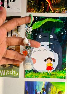 Cute Totoro Charm Keychain