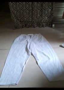 Men's White Kurta Pajama Set