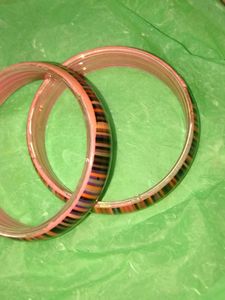 Glass Pink (multicolored)Bangles