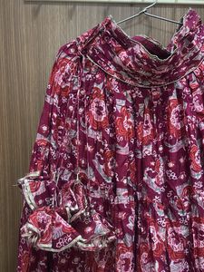 Stunning Red Floral Lehenga Set