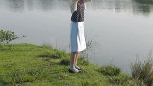 Satin Midi Skirt