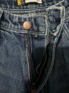 Off Duty Blue Straight-Leg High-Waist Jeans