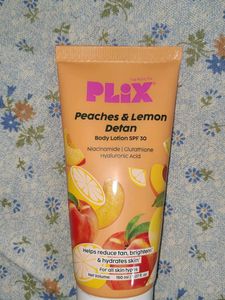 Plix Peaches &amp; Lemon Body Lotion SPF 30