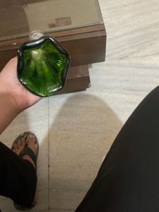 Unique Green Glass Bottle Decor