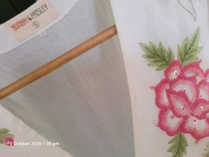 White Embroidered Tiered Maxi Dress