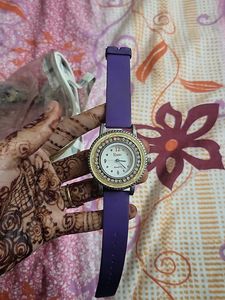 Purple Women's Wristwatch