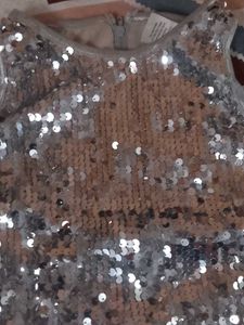 Sparkling Sequin Halter Top