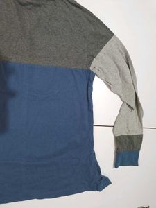 Color Block Long Sleeve Top🤍