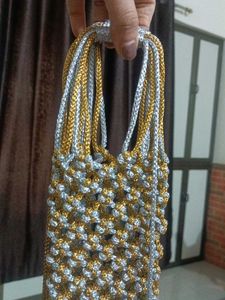 price drop! Mobile Sling Purse Wedding Macrame