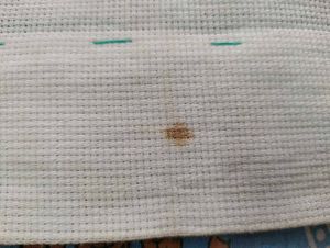 Hand-embroidered Cross-stitch  Sofa backcover