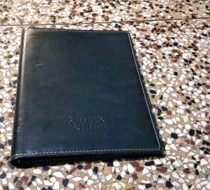 Classic Black Leather File Holder