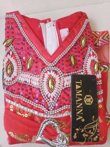 Gorgeous Pink Girls Ethnic Dress Set