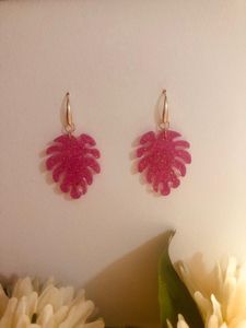 Tropical Leaf Earrings