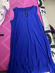 Royal Blue Imported Short Dress