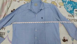 red tape Men's Light Blue Casual Shirt