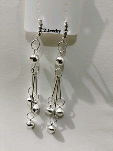 Elegant Silver Dangle Earrings