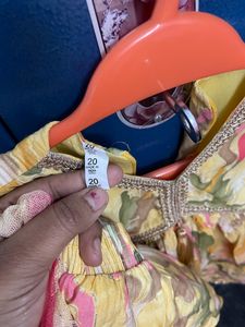 Yellow Floral Gharara Set for Girls