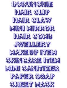 beauty and accessories bundle of 11