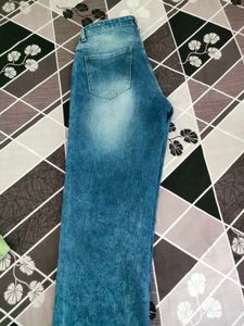 Stylish Blue Jeans &amp; Green Pants